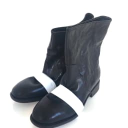 SmallHut New Trend Women Autumn Winter Genuine Cow Leather Ankle Boots Black Low Heels Round Toe Fashion Slip-on LowLoad Boots