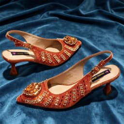 Latest African Women Shoes and Bags Italy Elegant Heeled Shoes for Women Italian Shoe and Bag Pumps Decorated with Rhinestone