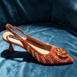 Latest African Women Shoes and Bags Italy Elegant Heeled Shoes for Women Italian Shoe and Bag Pumps Decorated with Rhinestone