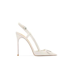 Women Nude Pointed Toe Thin Heel Sandals Spring New Arrival Open Back Closed Toe Elegant High Heel Sandals