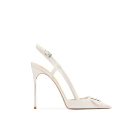Women Nude Pointed Toe Thin Heel Sandals Spring New Arrival Open Back Closed Toe Elegant High Heel Sandals
