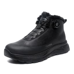 Men's Hiking Tide Cotton Boots Winter New Warm Plush Comfort Fashion Soft-Sole lightweight Outdoor Walking Running Sports Boots