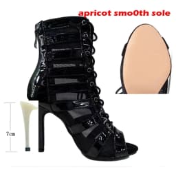 Women High Heels Peep Toe Ankle Boot Stilettos Jazz Dance Woman Shoes Ballroom Suede Sole Customizable Outdoor Sexy