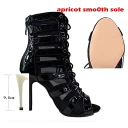 Women High Heels Peep Toe Ankle Boot Stilettos Jazz Dance Woman Shoes Ballroom Suede Sole Customizable Outdoor Sexy