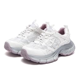 Women's Walking Shoes 2026 New Silver Lace Mesh Shoes Simple and Comfortable Outdoor