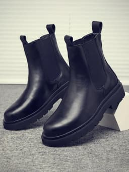 Men's Double Elastic Chelsea Boots