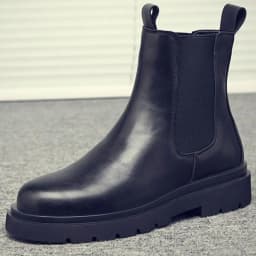 Men's Double Elastic Chelsea Boots