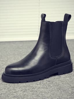 Men's Double Elastic Chelsea Boots