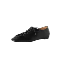 NEW Spring/Autumn Women Pumps Genuine Leather Shoes for Women Square Toe Low Heel Shoes Concise Women Loafers Lace-up Daily Shoe