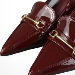 CH Women's Patent Leather Slingback Pumps Pointed Toe High Heels with Metal Buckle Fashion Dress Shoes for Wedding