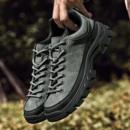 European  American Men New High-end Outdoor Hiking Shoes Non Slip Off-road Hiking Leisure Sports Tourism Thick Soled Shoes