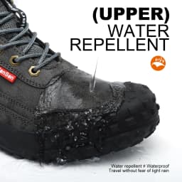 Dian Sen Men's Steel-Toed Safety Shoes With Anti-smash , Anti-Puncture And Anti-Slip Soles, Fashionable Industrial Work Shoes