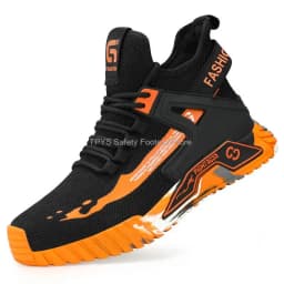 High Top Safety Shoes Men Steel Toe Work Shoes Men Anti-Puncture Safety Shoes Woman Work Safety Boots Man Indestructible Shoes