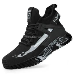 High Top Safety Shoes Men Steel Toe Work Shoes Men Anti-Puncture Safety Shoes Woman Work Safety Boots Man Indestructible Shoes