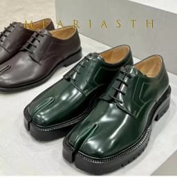 Tabi Loafers Men and Women Split Toe Thick Sole Casual Patent Leather Tabbi Black slip on Flats Chunky platform Mocassin shoes