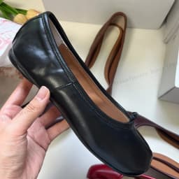IPPEUM Tabi Footwear Shoes For Women 2026 New Fashion 36-44 Plus Size Ballet Flats Shoes With Split Toe