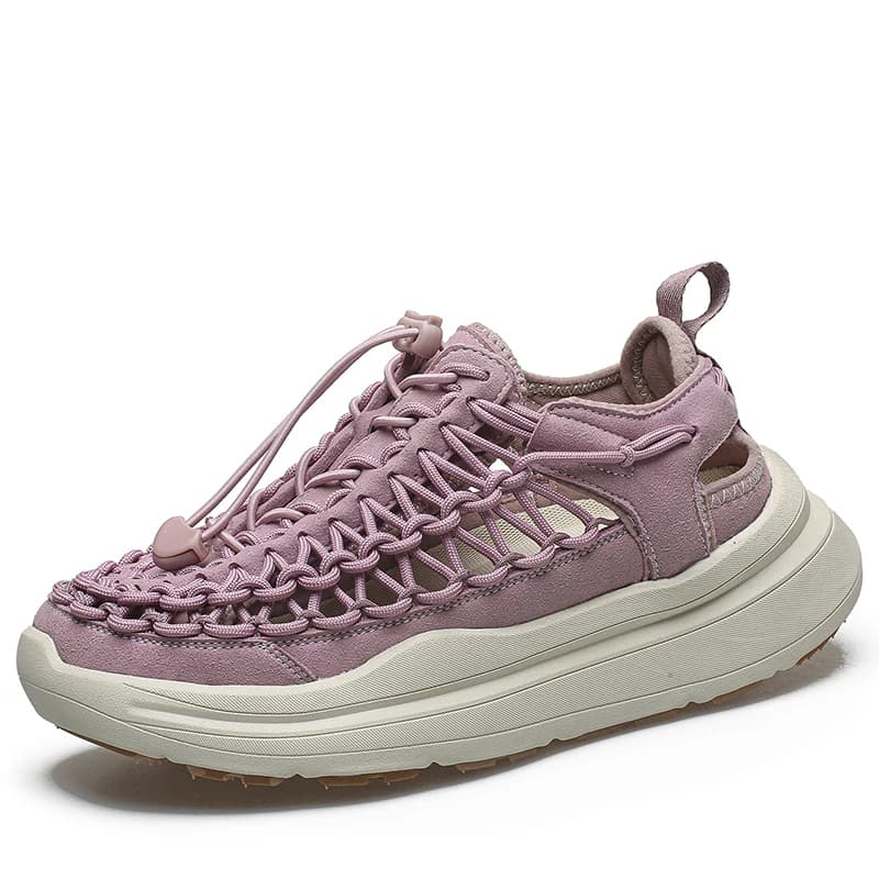 Summer Men Sandals Fashion Handmade Weaving Design Beach Sandals Breathable Casual Flat Sandals Outdoor Couples Sandals Size