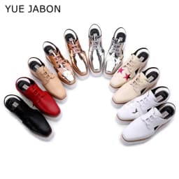 Women Casual Shoes Spring Lady Genuine Leather Casual Sneakers Running Sports Chunky Trainer Stars Breathable Platform Shoes