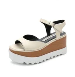 Women Casual Shoes Spring Lady Genuine Leather Casual Sneakers Running Sports Chunky Trainer Stars Breathable Platform Shoes