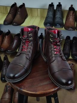 Men Boots Casual Brand Retro 2026 Fashion Comfortable Boots Leather