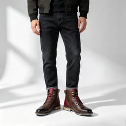 Men Boots Casual Brand Retro 2026 Fashion Comfortable Boots Leather