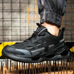 6KV Insulated Shoes Men Anti-Smash Anti Puncture Safety Shoes Men Boots Composite Toe Work Shoes Sneakers Security Lightweight