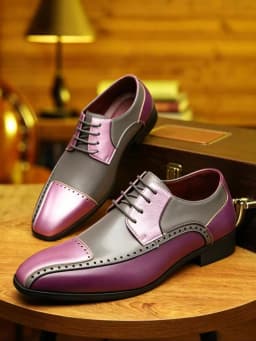 Classic Formal Oxford Shoes Handcrafted Men Dress Shoes Real Calfskin Leather Business Office Footwear