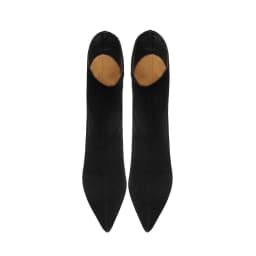 NEW TREND 2026 Autumn Winter Women Cow Suede High Thin Heeled Ankle Boots Black Apricot Khaki Chocolate Ladies Pointed Toe Boots