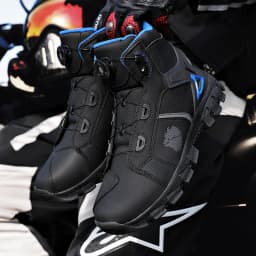 Professional Men's Motorcycle Boots Off-Road Racing Shoes Street Motorcycle Equipment Ultra-Fine Fiber Leather Boat