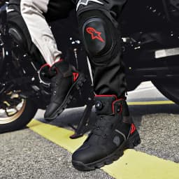 Professional Men's Motorcycle Boots Off-Road Racing Shoes Street Motorcycle Equipment Ultra-Fine Fiber Leather Boat