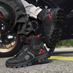 Professional Men's Motorcycle Boots Off-Road Racing Shoes Street Motorcycle Equipment Ultra-Fine Fiber Leather Boat