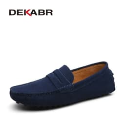 DEKABR New Arrival Men Driving Moccasins Genuine Leather Loafers Casual Fashion Wedding Men Footwear Large Size 38~49