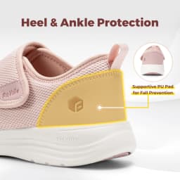 FitVille Diabetic Shoes Extra Wide Walking Shoes Elderly Bunion Orthopedics Toning Shoe Adjustable Thumb Eversion Swollen Feet
