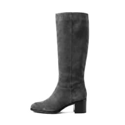 QUTAA Fashion Winter Women Knee High Boots Woman Cow Suede Shoes High Heels Autumn Casual Motorcycle Western Long Boots 34-43