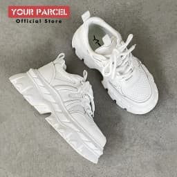 Height increasing 7CM men's shoes IG dad shoes sporty and versatile summer breathable mesh thick sole derby shoes