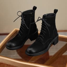 Hot Nubuck Women Boots Winter Retro and Old Lace-up Shoes Woman Short Boots Ankle Boots Thick Bottom Platform Shoes Cross-tied