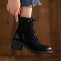 Hot Nubuck Women Boots Winter Retro and Old Lace-up Shoes Woman Short Boots Ankle Boots Thick Bottom Platform Shoes Cross-tied