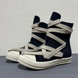 Brand Men Sneakers Jumbo Laces Black Canvas Casual Shoes Pentagram Luxury Designer High Top Shoe Women Zipper Flat Ankle Boots