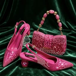2026 New Fashionable Pointed Shoes and Bag Set – High Quality, Affordable Chic, and Oh-So-Good Looking!