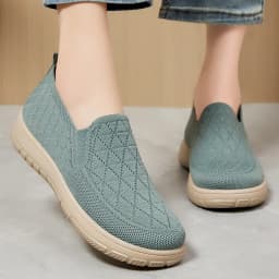 Women's Spring New Shoes One Step Stepping Cloth Shoe Shallow Mouth Flat Shoe Soft Soled Comfortable and Versatile Women's Shoes