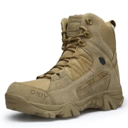 2024 Fashion Men's Desert Combat Boots Outdoor Leather Hiking Shoes Men Hunting Work Safty Boots Men's Short Boots ankle boots