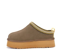 New Fashion Design Fluffy Winter Women Ultra Mini Natural Wool Fur Shallow Snow Boots Classic Real Sheepskin Casual Short Ankle Warm Non-slip Flat Shoes