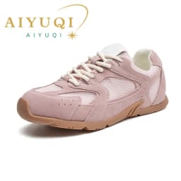 Women Sneakers Spring Summer 2026 New Genuine Leather Retro Fashion Casual Flats Women Lace-up German Training Shoes Women