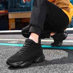 Summer Plus Size Men Invisible Height Increasing Sneakers 8cm Breathable Mesh Casual Sports Outdoor Comfortable Elevator Shoes