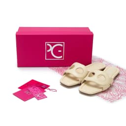PG PATSY GARIS Niche Brand Women's Slippers Fashion Design Multifunctional Outdoor Style Women's Flat Slippers Solid Color
