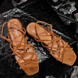 Krazing Pot High Quality Concise Summer Shoes Chunky Heels Buckle Straps Dating Office Lady Party Dress Ins Modern Women Sandals