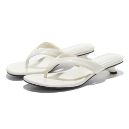 AIYUQI 2026 New Women's Slippers High-Heeled Fashionable Flip-Flops Women Plus Size Summer Round Toe Beach Shoes Girl
