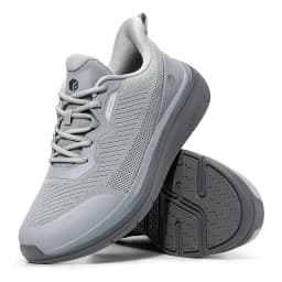 Fitville Wide Fit Walking Shoes Men'S Sports Sneakers Water-Repellent Casual Running Shoes For Men Foot Pain Relief Cushioning