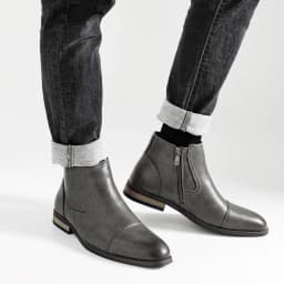 Men's Comfortable Ankle Leather Boots Men's Fashion Brand