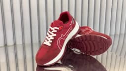 CHCH Women's Casual Shoes 2024 New Wine Red Retro Cow Leather Splicing Design Walking Shoes Skeleton Correction